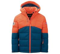 Trollkids - Kid's Gryllefjord Jacket - Veste d'hiver - 104 - deep orange / madeira blue / deep orange