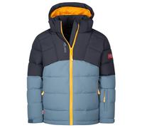 Trollkids - Kid's Gryllefjord Jacket - Veste d'hiver - 128 - black / steel blue / mango