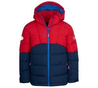 Trollkids - Kid's Gryllefjord Jacket - Veste d'hiver - 128 - bright red / mystic blue / medium blue