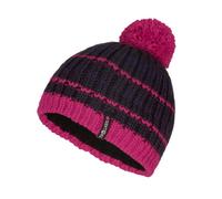 Trollkids - Kid's Hafjell Bobble Cap - Bonnet - 52-56 cm - 6-12 Years - dark pink / deep violet