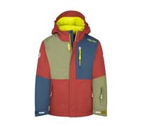 Trollkids - Kid's Hallingdal Jacket - Veste d'hiver - 92 - carmin red / willow green / mystic blue