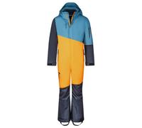 Trollkids - Kid's Hallingdal Snowsuit - Combinaison - 92 - steel blue / mango / black