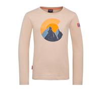 Trollkids - Kid's Halsafjord Longsleeve - Haut à manches longues - 110 - cashew