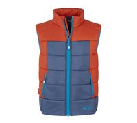 Trollkids - Kid's Hardanger Vest - Gilet synthétique - 128 - red clay / mystic blue / summernight blue