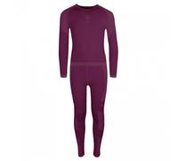 Trollkids - Kid's Hemsedal Baselayer Set - Sous-vêtement synthétique - 104 - plum