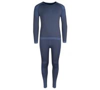 Trollkids - Kid's Hemsedal Baselayer Set - Sous-vêtement synthétique - 164 - navy