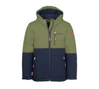 Trollkids - Hemsedal Snow Jacket XT - Veste ski enfant Moss / Mystic Blue - Taille de l'enfant 122 cm