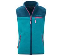 Trollkids - Kid's Hemsedal Vest - Polaire sans manches - 152 - dark turquoise / madeira blue / bright berry