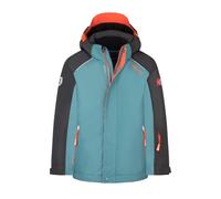 Trollkids - Kid's Holmenkollen Snow Jacket Pro - Veste de ski - 98 - stormy blue / black / flame orange