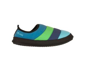 Trollkids - Kid's Hut Mule XT - Chaussons de chalet - EU 29 - dark marine / fresh green / mystic blue