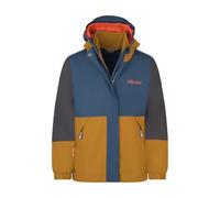 Trollkids - Kid's Kjerak 3in1 Jacket - Veste 3-en-1 - 140 - bronze / mystic blue / black