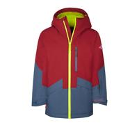 Trollkids - Kid's Kongsberg Jacket - Veste d'hiver - 128 - carmin red / mystic blue / glow green