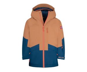 Trollkids - Kid's Kongsberg Jacket - Veste d'hiver - 92 - almond / opal blue / deep orange