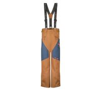 Trollkids - Kid's Kongsberg Ski Pant - Pantalon de ski - 110 - bronze / mystic blue / flame orange