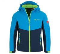 Trollkids - Kid's Kristiansand Jacket - Veste softshell - 110 - navy / medium blue / green