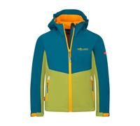 Trollkids - Kid's Kristiansand Jacket - Veste softshell - 176 - pear green / lagoon green / sahara sunset
