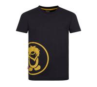 Trollkids - Kid's Kroksand T - T-shirt - 164 - black / mustard