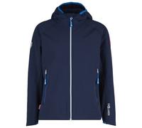 Trollkids - Kid's Kvalvika Jacket - Veste softshell - 128 - navy / white / med blue