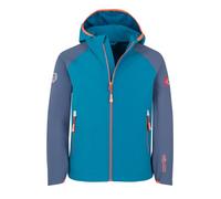 Trollkids - Kid's Kvalvika Jacket - Veste softshell - 140 - summernight blue / mystic blue