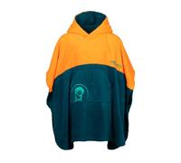 Trollkids - Kid's Kvalvika Surf Poncho - Poncho surf - 98 - sahara sunset / lagoon green