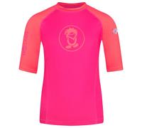 Trollkids - Kid's Kvalvika T - T-shirt technique - 140 - bright pink / watermelon