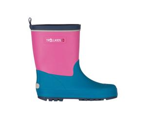 Trollkids - Kid's Lysefjord Rubber Boots - Bottes en caoutchouc - EU 38 - light magenta / dark turquoise / madeira blue