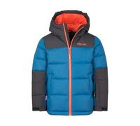 Trollkids - Kid's Narvik Jacket Pro - Veste d'hiver - 128 - nordic blue / black / flame orange