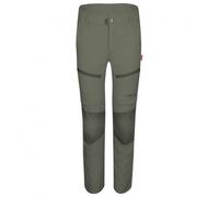 Trollkids - Kid's Nordfjord Zip-Off Pants Slim Fit - Pantalon de trekking - 128 - clay green
