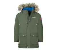 Trollkids - Kid's Nordkapp Jacket - Parka - 128 - ivy / electric blue