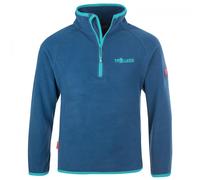 Trollkids - Kid's Nordland Half Zip - Pull polaire - 104 - midnight blue / dark mint