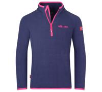 Trollkids - Kid's Nordland Half Zip - Pull polaire - 128 - deep violet / dark pink
