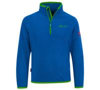Trollkids - Kid's Nordland Half Zip - Pull polaire - 128 - medium blue / green