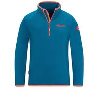 Trollkids - Kid's Nordland Half Zip - Pull polaire - 152 - atlantic blue / glow orange