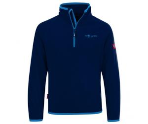 Trollkids - Kid's Nordland Half Zip - Pull polaire - 92 - navy / light blue