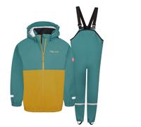 Trollkids - Kid's Odda Rain Set XT - Combinaison - 98 - stormy blue / mustard