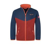 Trollkids - Kids Oppdal Jacket XT - Veste polaire - 128 - carmin red / mystic blue / flame orange