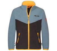 Trollkids - Kids Oppdal Jacket XT - Veste polaire - 92 - steel blue / black / mango