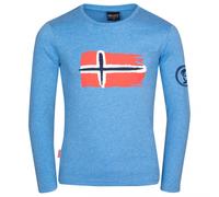 Trollkids - Kid's Oslo - Haut à manches longues - 128 - medium blue