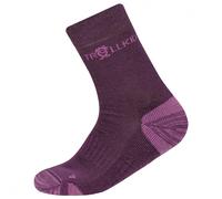 Trollkids - Kid's Preikestolen Hiking Socks 2-Pack - Chaussettes de randonnée - EU 23-26 - plum / mauve
