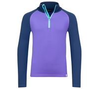 Trollkids - Kid's Rauland Half Zip - Pull polaire - 140 - wisteria purple / mystic blue