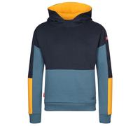 Trollkids - Kid's Rondane Sweater - Sweat à capuche - 176 - black / steel bue / mango