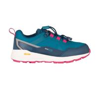 Trollkids - Kid's Skarvan Hiker Low XT - Chaussures multisports - EU 35 - harbor blue / madeira blue / bright pink