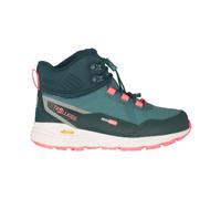 Trollkids - Kid's Skarvan Hiker Mid XT - Chaussures de randonnée - EU 29 - dusty teal / midnight petrol / coral pink /
