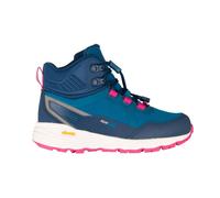 Trollkids - Kid's Skarvan Hiker Mid XT - Chaussures de randonnée - EU 40 - harbor blue / madeira blue / bright pink