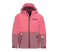 Trollkids - Kid's Skjorta Jacket - Veste softshell - 122 - pink salmon / frozen berry