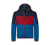 Trollkids - Kid's Sogndal Jacket XT - Veste polaire - 128 - alpine blue / mystic blue / bright red
