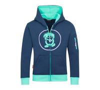 Trollkids - Kids Sortland Jacket - Sweat à capuche - 110 - mystic blue / aqua mint