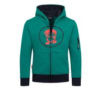 Trollkids - Kids Sortland Jacket - Sweat à capuche - 140 - dark cyan / black