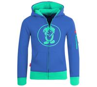 Trollkids - Kids Sortland Jacket - Sweat à capuche - 152 - midnight blue / dark mint