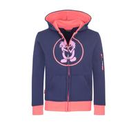 Trollkids - Kids Sortland Jacket - Sweat à capuche - 98 - deep violet / coral pink / light violet